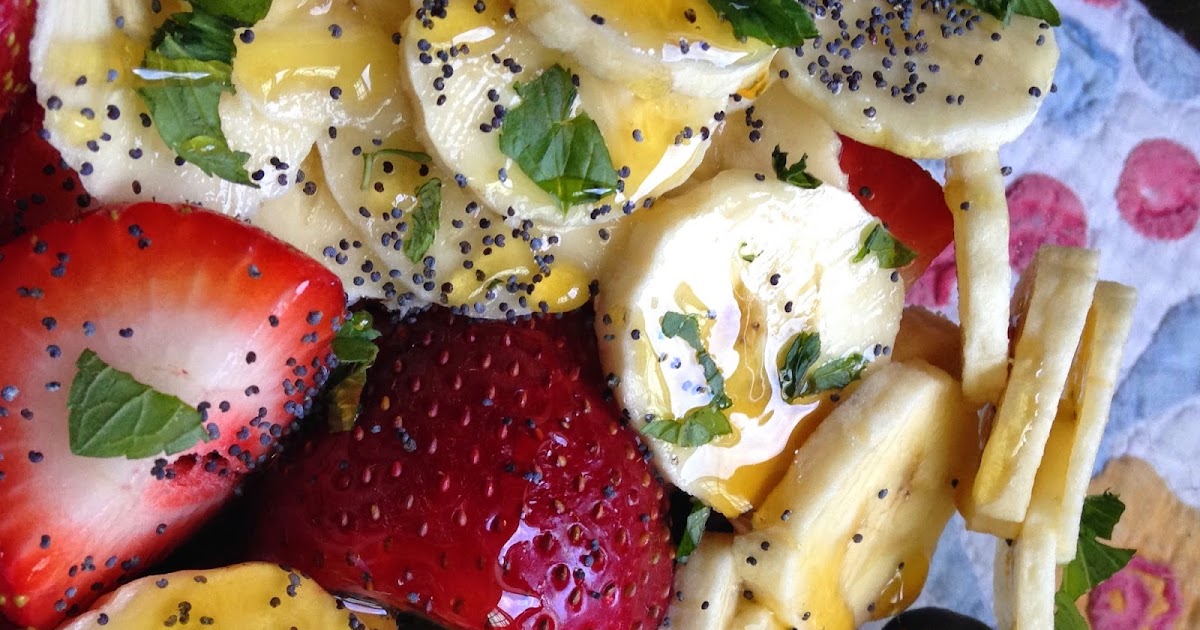 Turnips 2 Tangerines Fruit Salad with Cool Mint Dressing