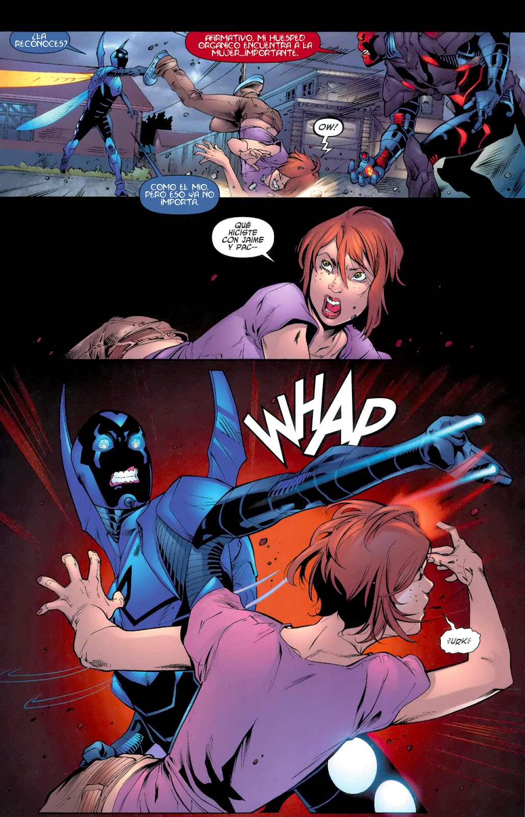 COMIC BOOK FAN AND LOVER BLUE BEETLE ROMPE HOGARES DC COMICS