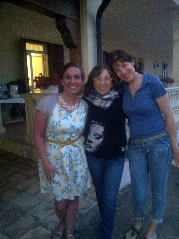 Io con Luciana Brini e Sabrina