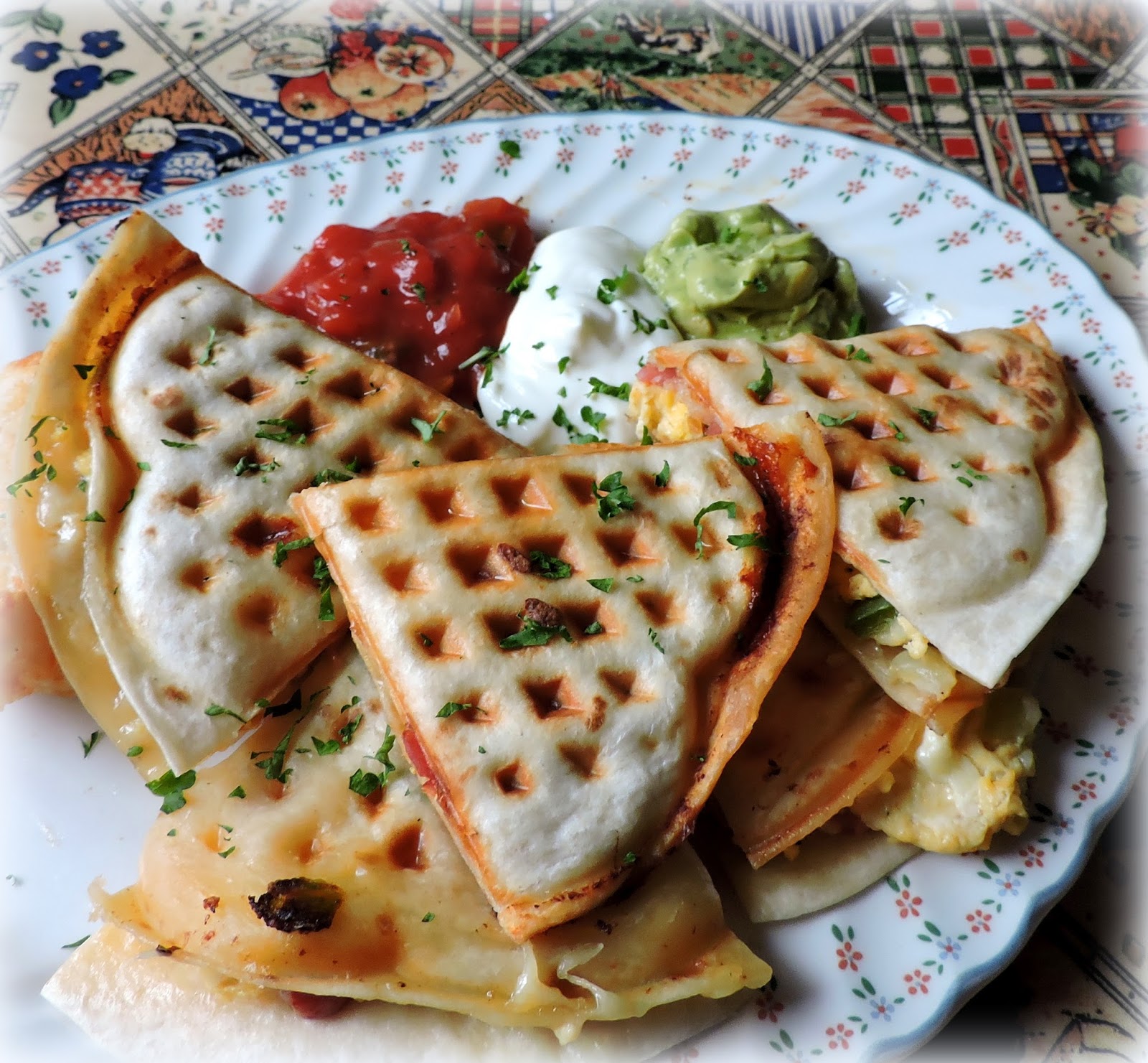 Breakfast Waffle Quesadillas The English Kitchen