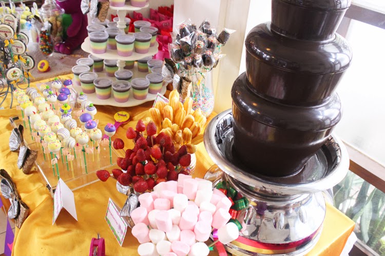 Chocokid Littletown: Dekorasi dan Dessert Table Ulang Tahun