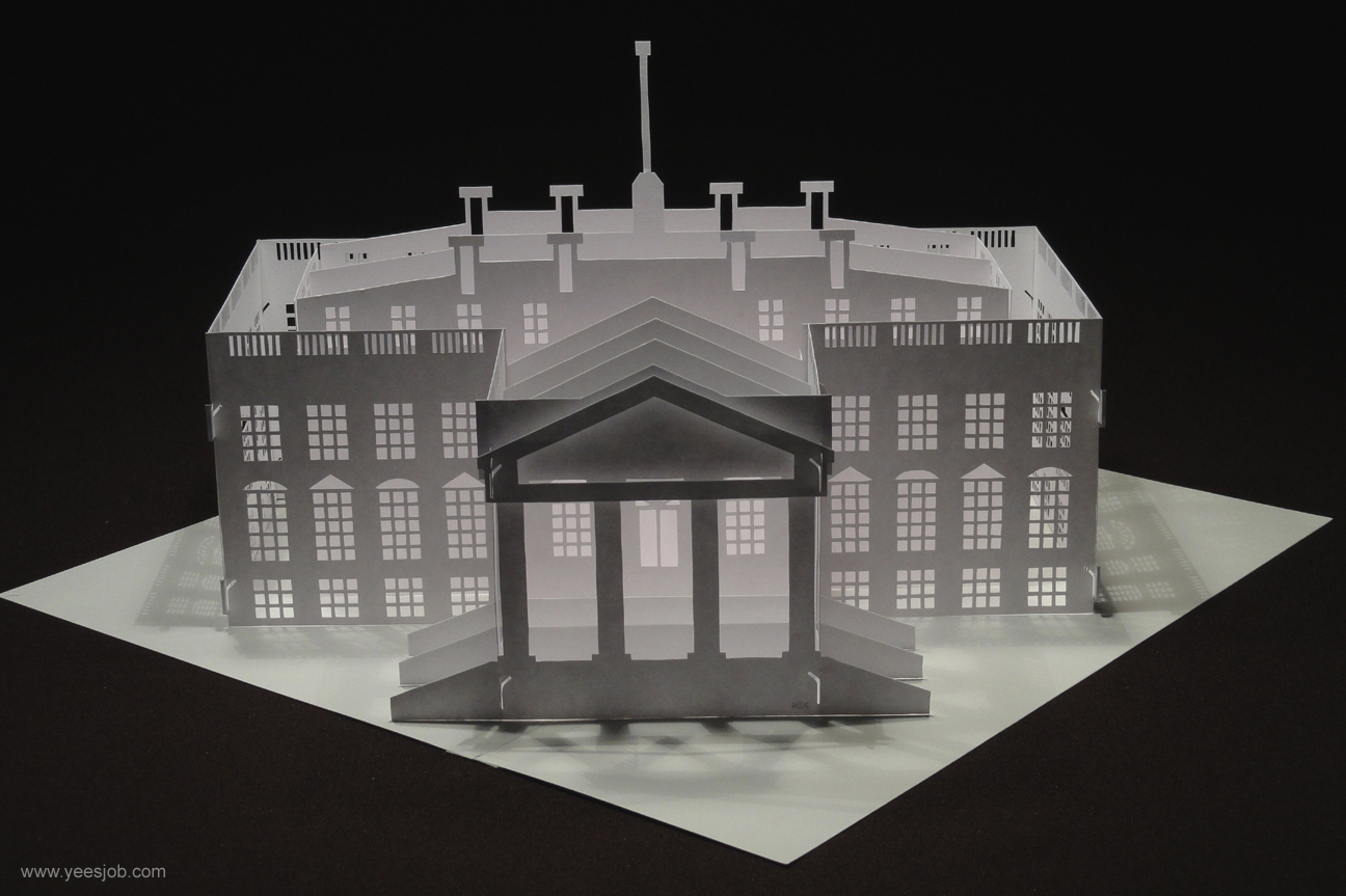 The Kingdom of Origami Architecture The White House Pop up Architecture
