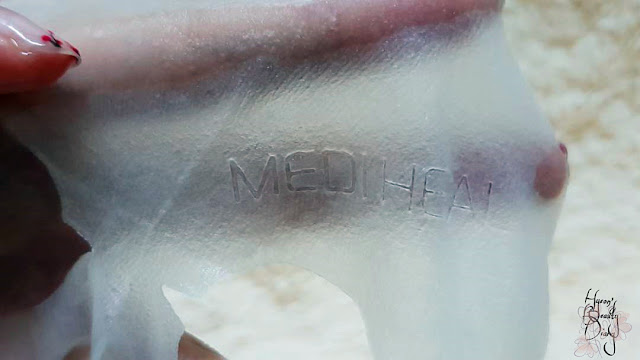 Review; Mediheal X BTS' Moisture Barrier Care Special Set; Pressed MEDIHEAL Logo