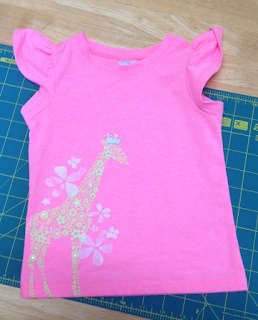 Baby shirt ready for upcycling