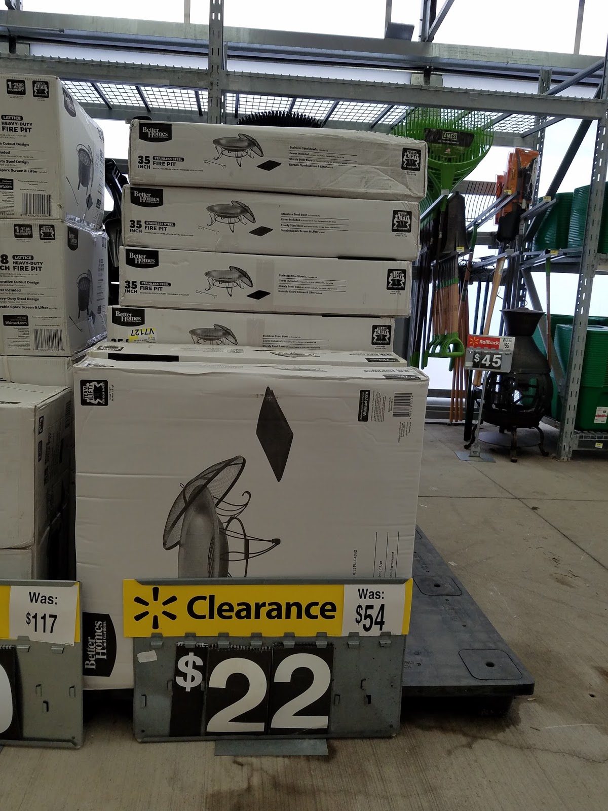 Roshells Kitchen 35" FIRE PIT CLEARANCE 22.00