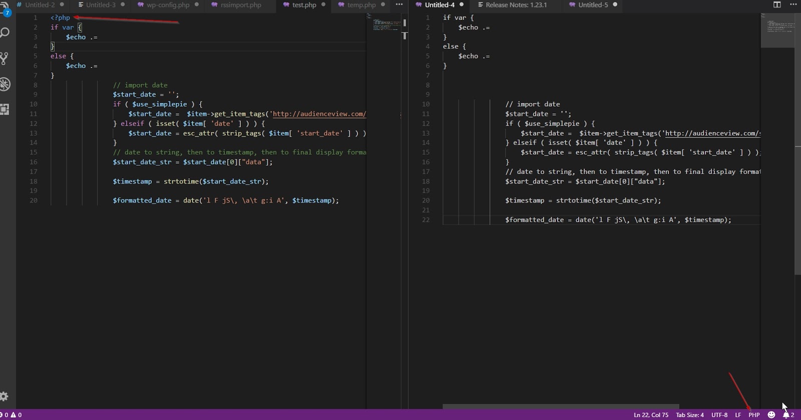 color not showing in visual studio code