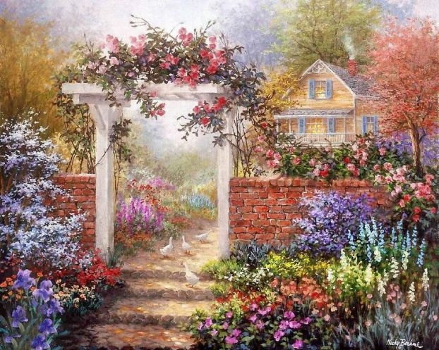 Lovely Paintings by American Painter "Nicky Boehme" 