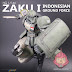 Painted Build: HG 1/144 Zaku I Indonesian Ground Force