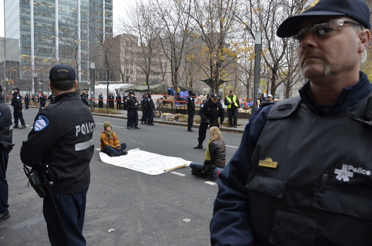 Robin Edgar: Occupy Montreal Forcibly Evicted From Square Victoria aka ...