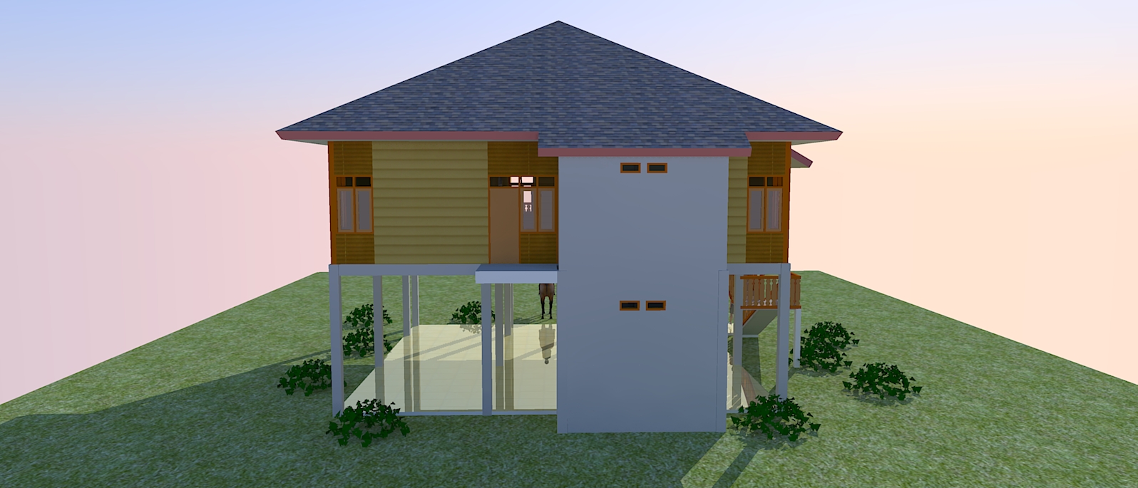 Rumah Kayu Jasa Site Plan