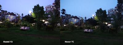 Xiaomi Redmi Y2 vs Honor 7C Camera Comparison