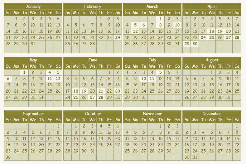 november 2018 calendar panchang