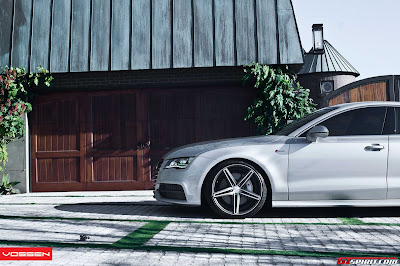 Audi A7 Perfomance with 20 inch VVS-CV5 Vossen Wheels 4