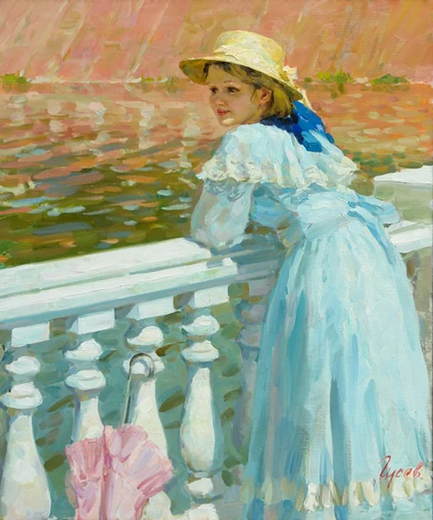 Vladimir Gusev 1957 | Russian Plein-air Figurative painter