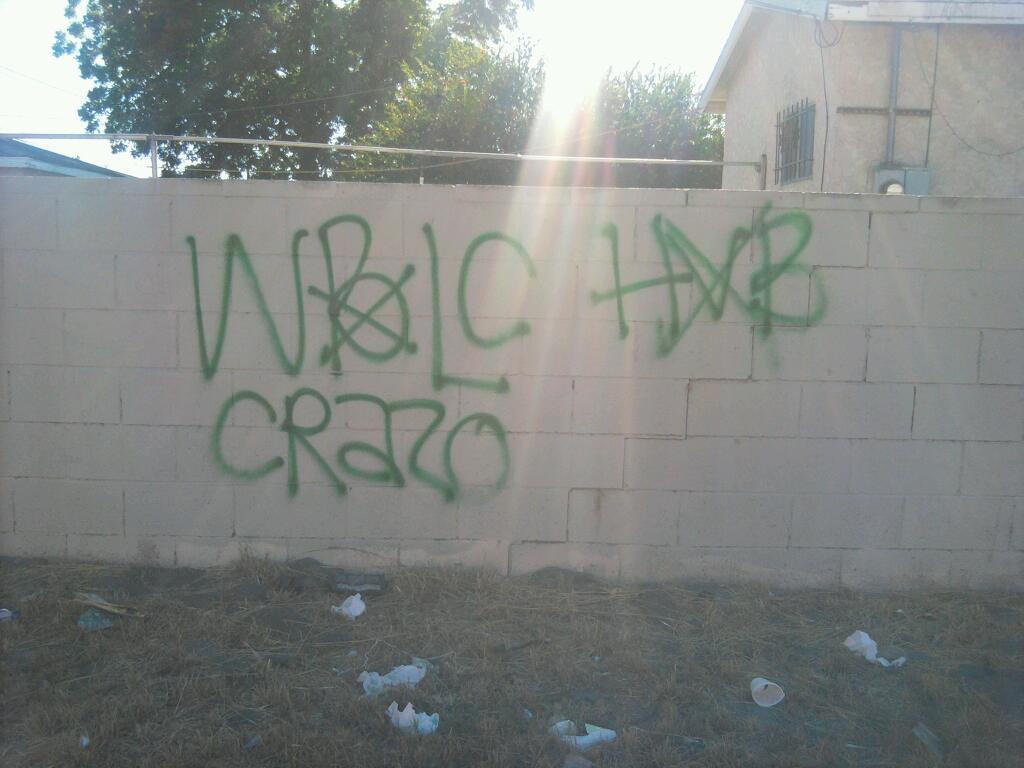 crip gangs graffiti Watts baby loc crip ( grape street 103 street , WBLC )