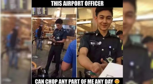 Petugas Bandara Singapur Ini Dijamin Bisa Bikin Kalian Klepek-Klepek Ladies