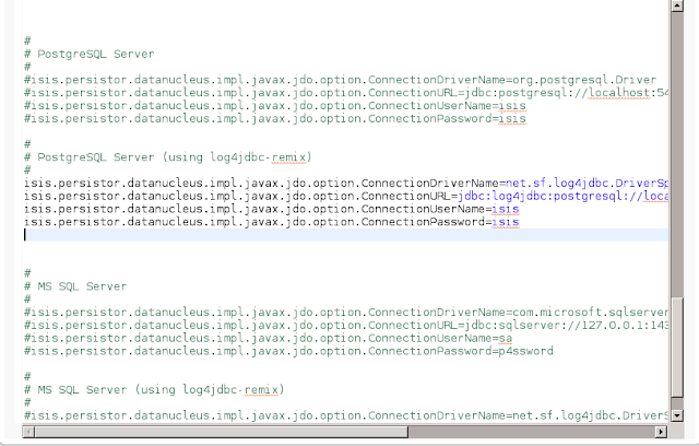 ApacheIsis: Como conectar isis a una base de datos postgresql