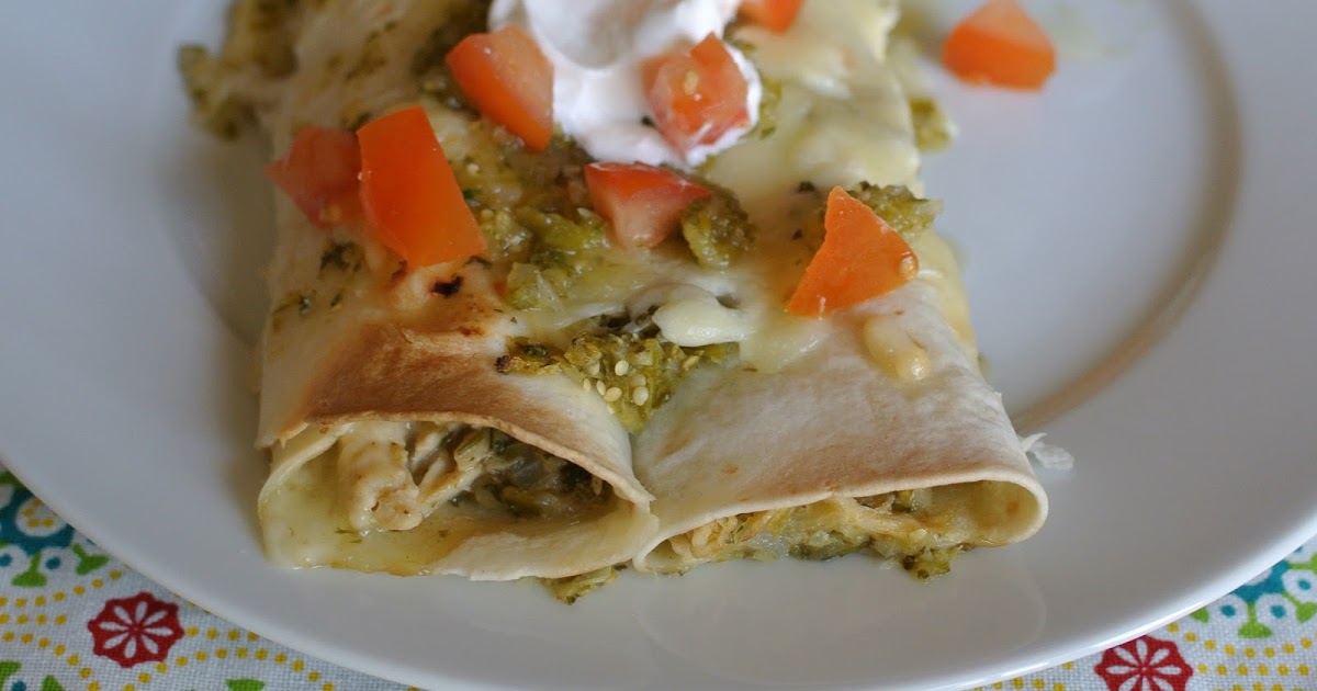 Cooking in Kirkland Green Enchiladas