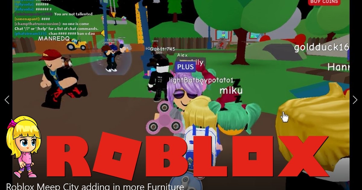 Chloe Tuber Roblox Meep City Gameplay Adding In More Furniture