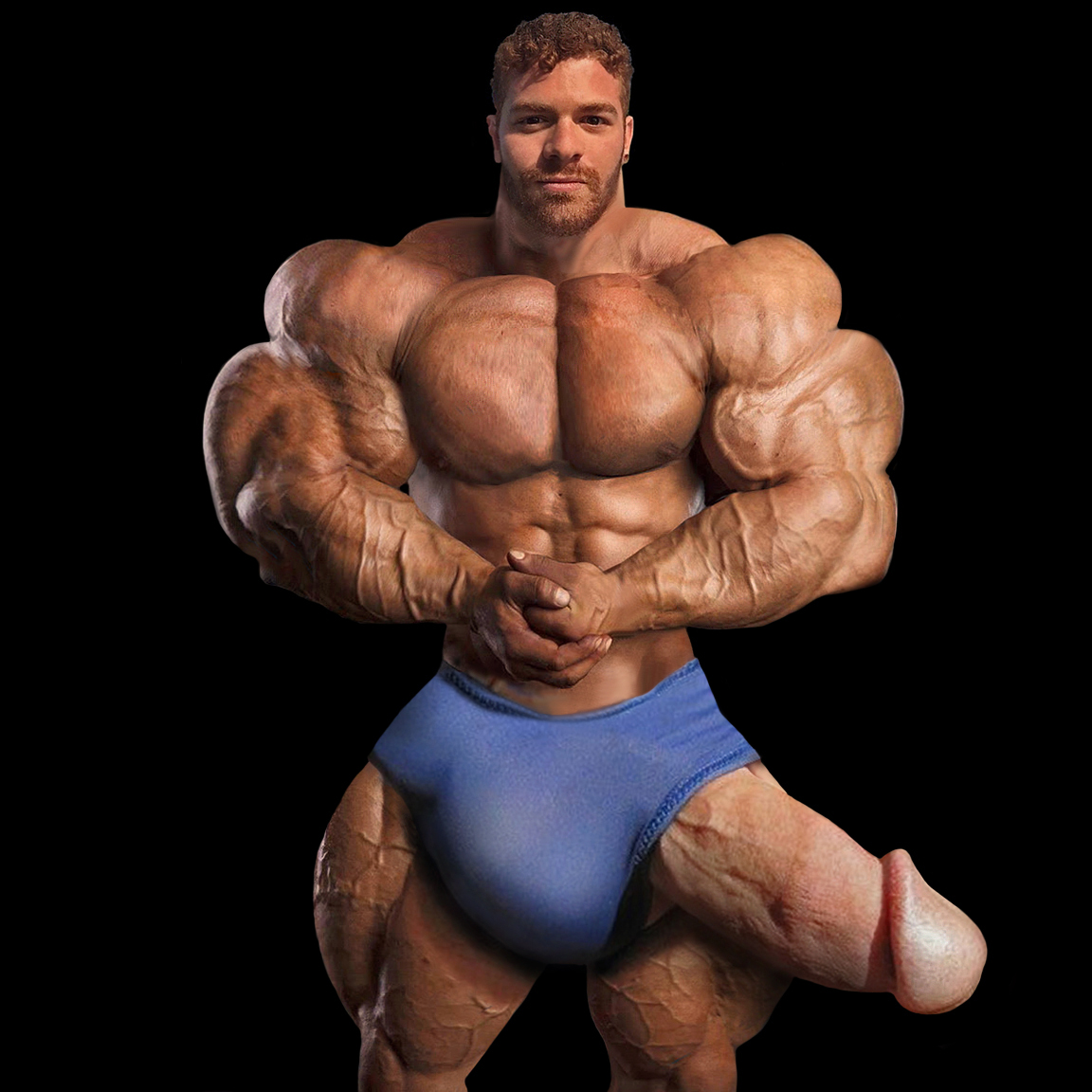 Muscle cock morph big stuffing.