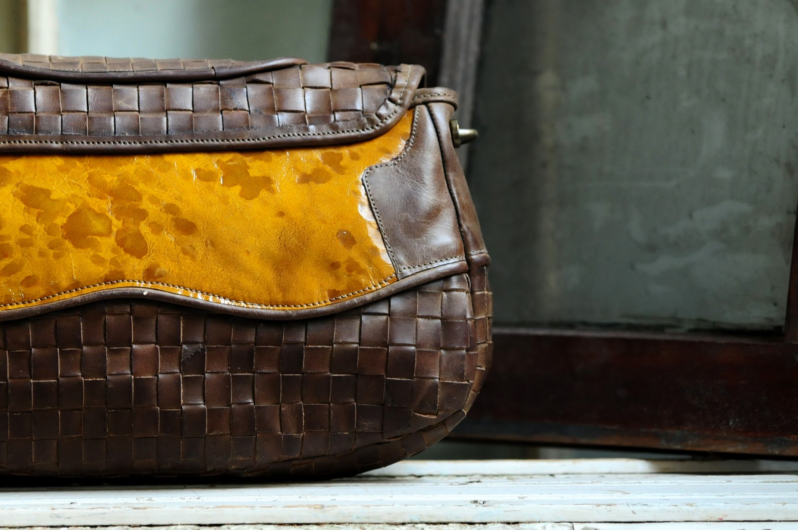 OPHILYA. Handmade Woven Leather Bag