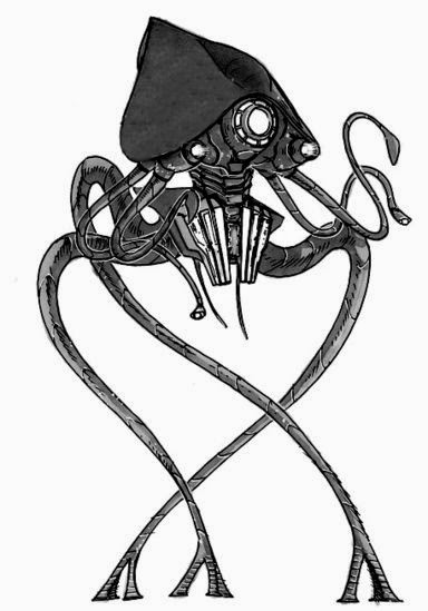 Трипод из войны миров рисунки