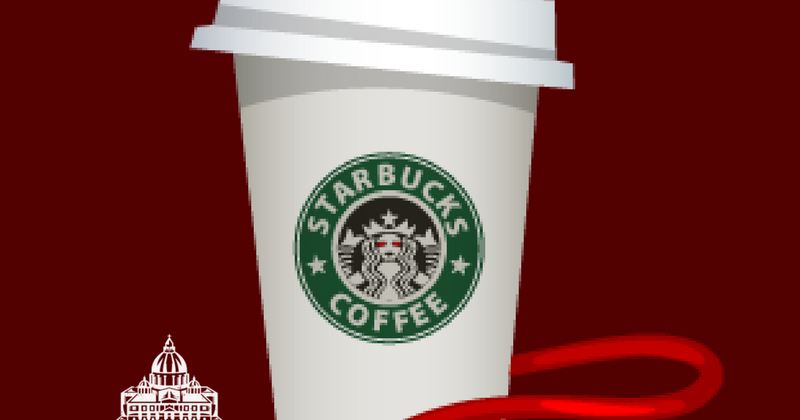 Nightmare Freddy Inspired Starbucks Logo