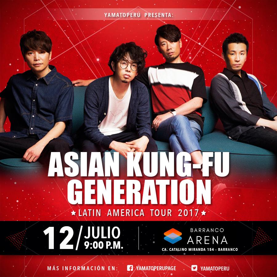 Todo lo que debes saber sobre el concierto Asian KungFu Generation en