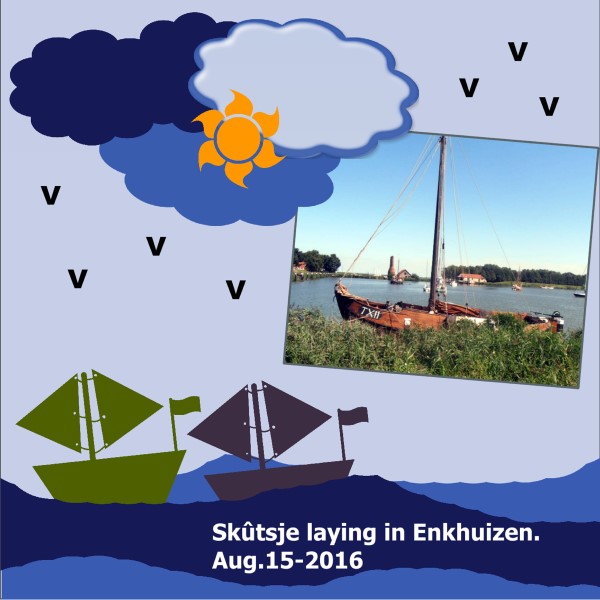 Aug.2016 Skûtsje from Enkhuizen