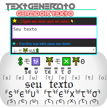 Textgenerato -  GeradorDeTexto