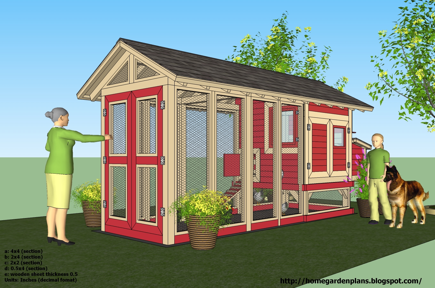  garden plans: M102 - Chicken Coop Plans - How to Build A Chicken Coop