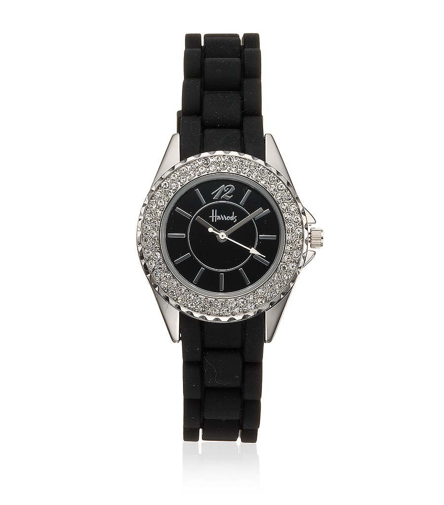 Harrods Black Diamanté Watch RM200 Couture Stop Shop