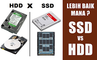 Kelebihan SSD daripada HDD - Perbedaan SSD dan HDD