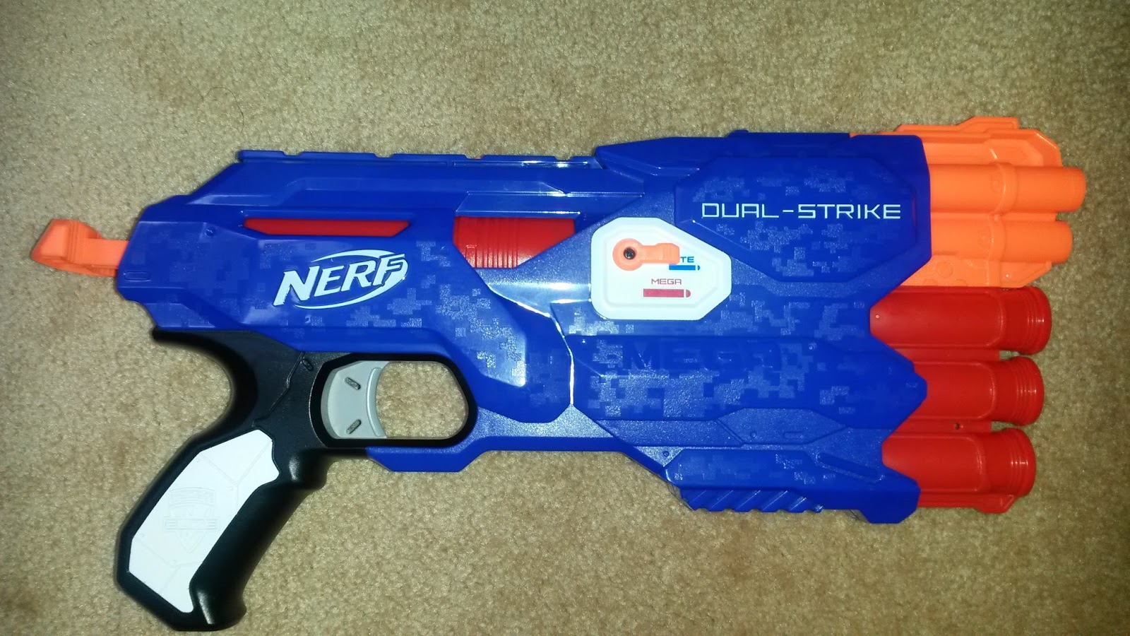 Outback Nerf Review Nerf Elite DualStrike (grey trigger)