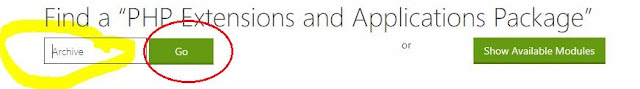 Type Zip in the box and click Go button to find Zip_Archive Utility Type Zip in the box and click Go button to find Zip_Archive Utility
