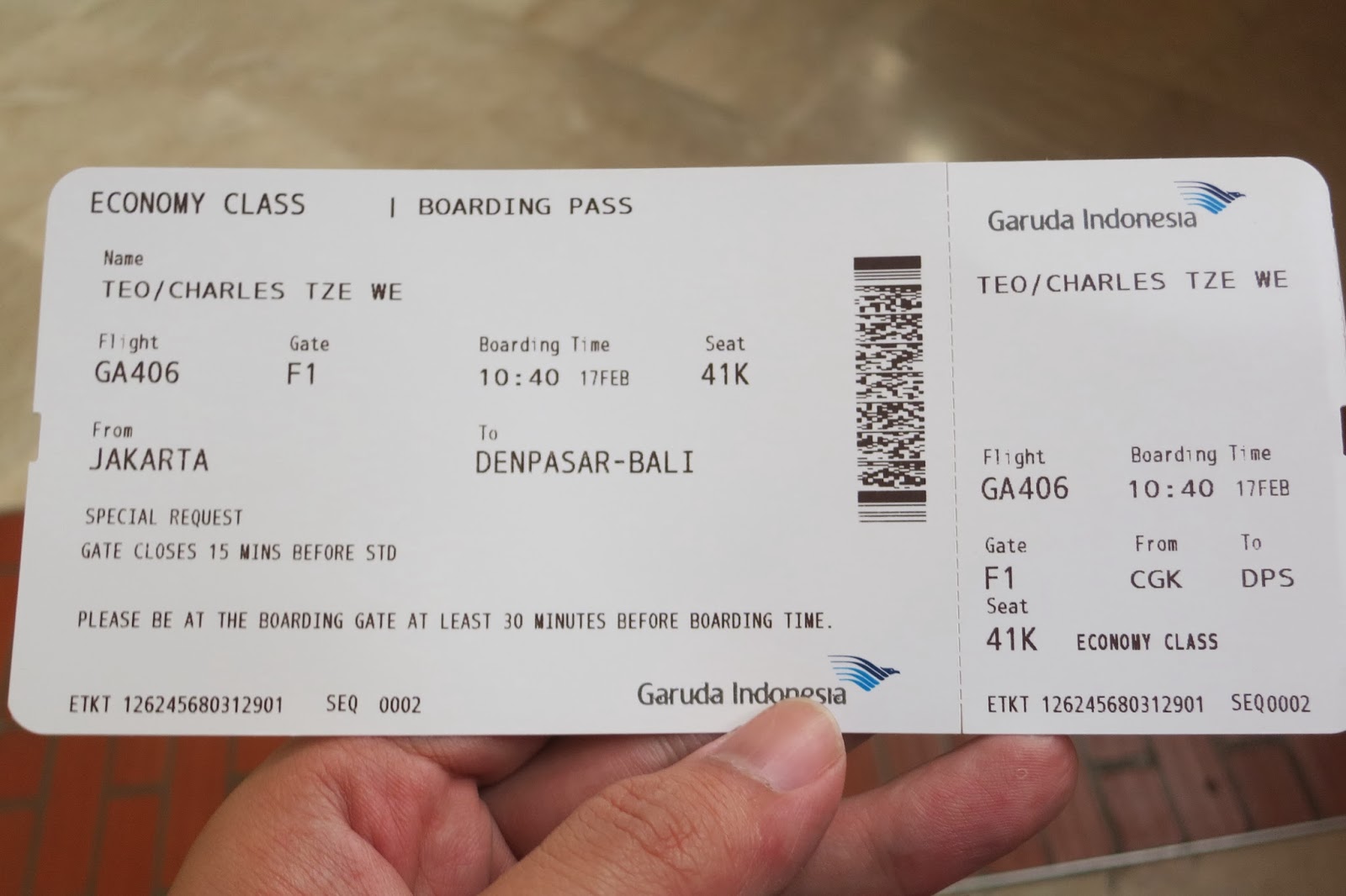 Tiket leeaowoon