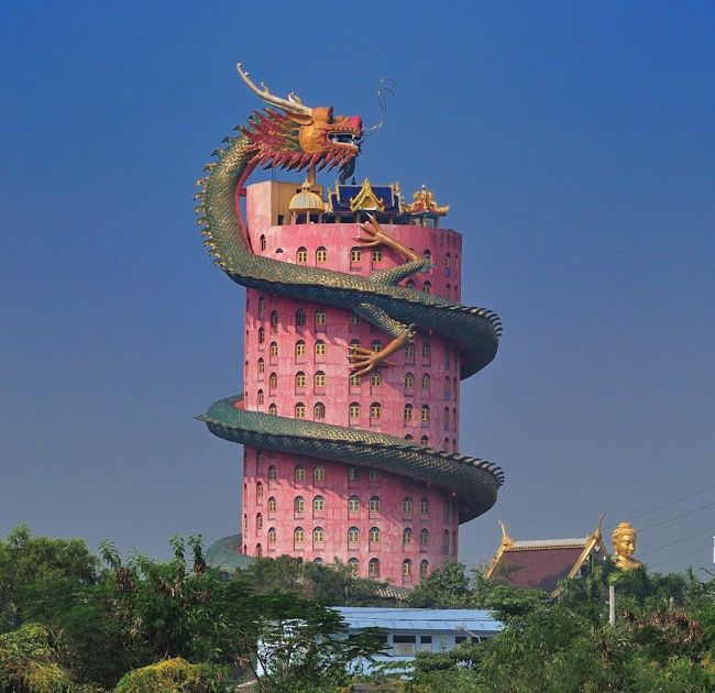 Wat Samphran Giant Dragon Temple Wat Samphran Giant Dragon Temple