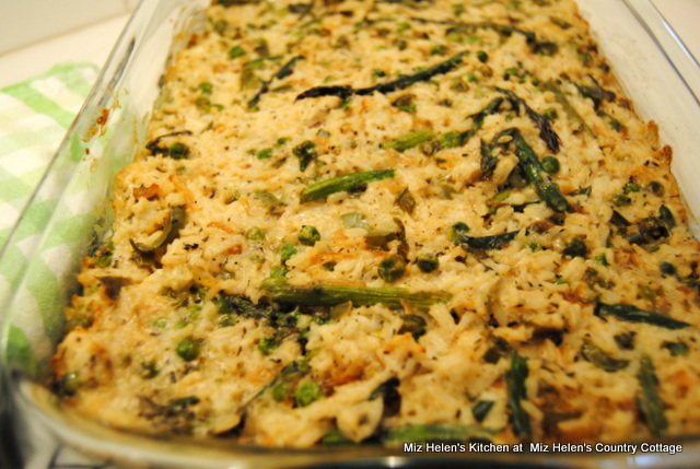 Asparagus And Green Pea Casserole