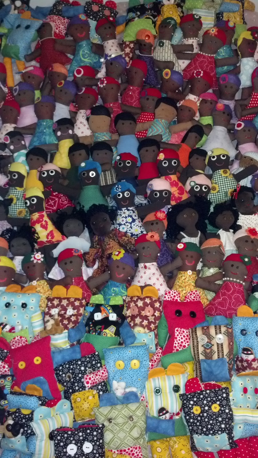 Dolly Donations: 116 hand made dolls for children in South Africa!