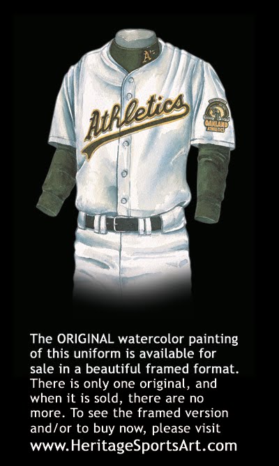 oakland a's old uniforms