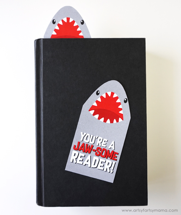 artsyfartsy mama Free Printable Shark Bookmarks