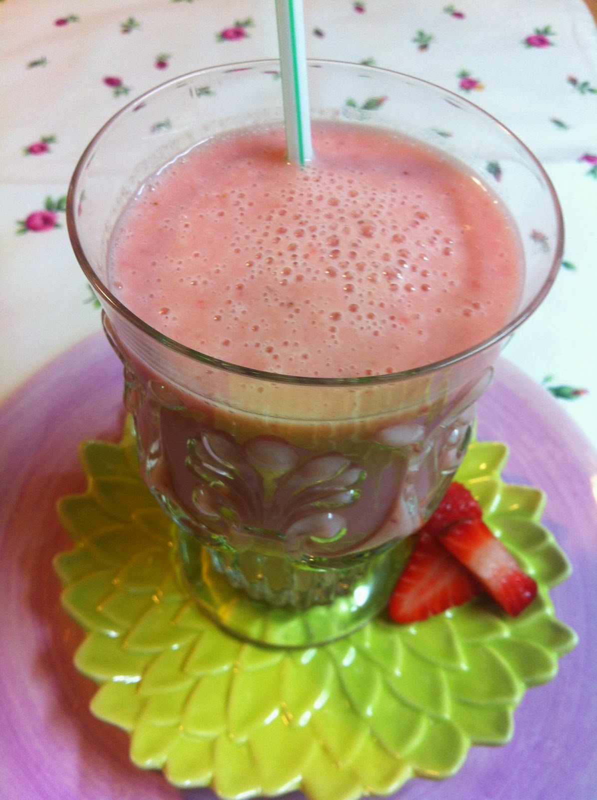 Las recetas de Martuka: Smoothie De Fresas, Plátano Y Yogur
