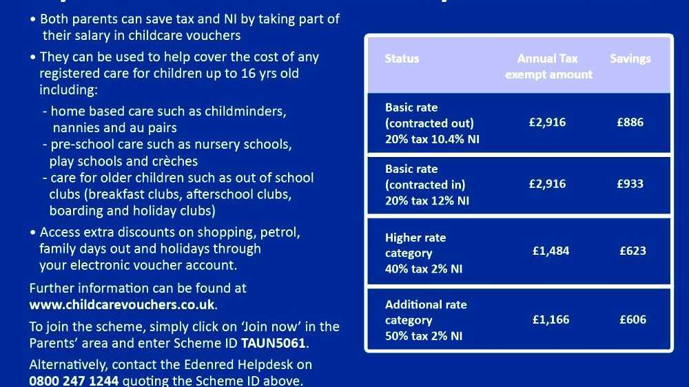 Childcare voucher scheme