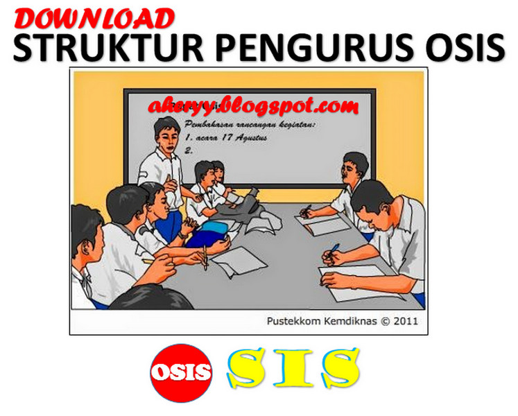Format Struktur dan Tugas Pengurus OSIS WAWASAN
