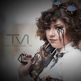 steampunk makeup how to DIY add clock hands to your face
