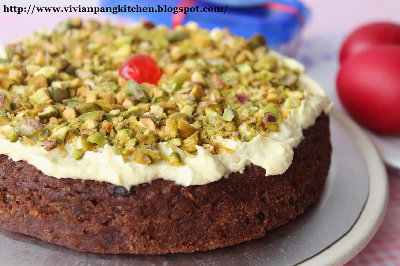 Vivian Pang Kitchen Carrot Cake with Cream Cheese Frosting (Delia