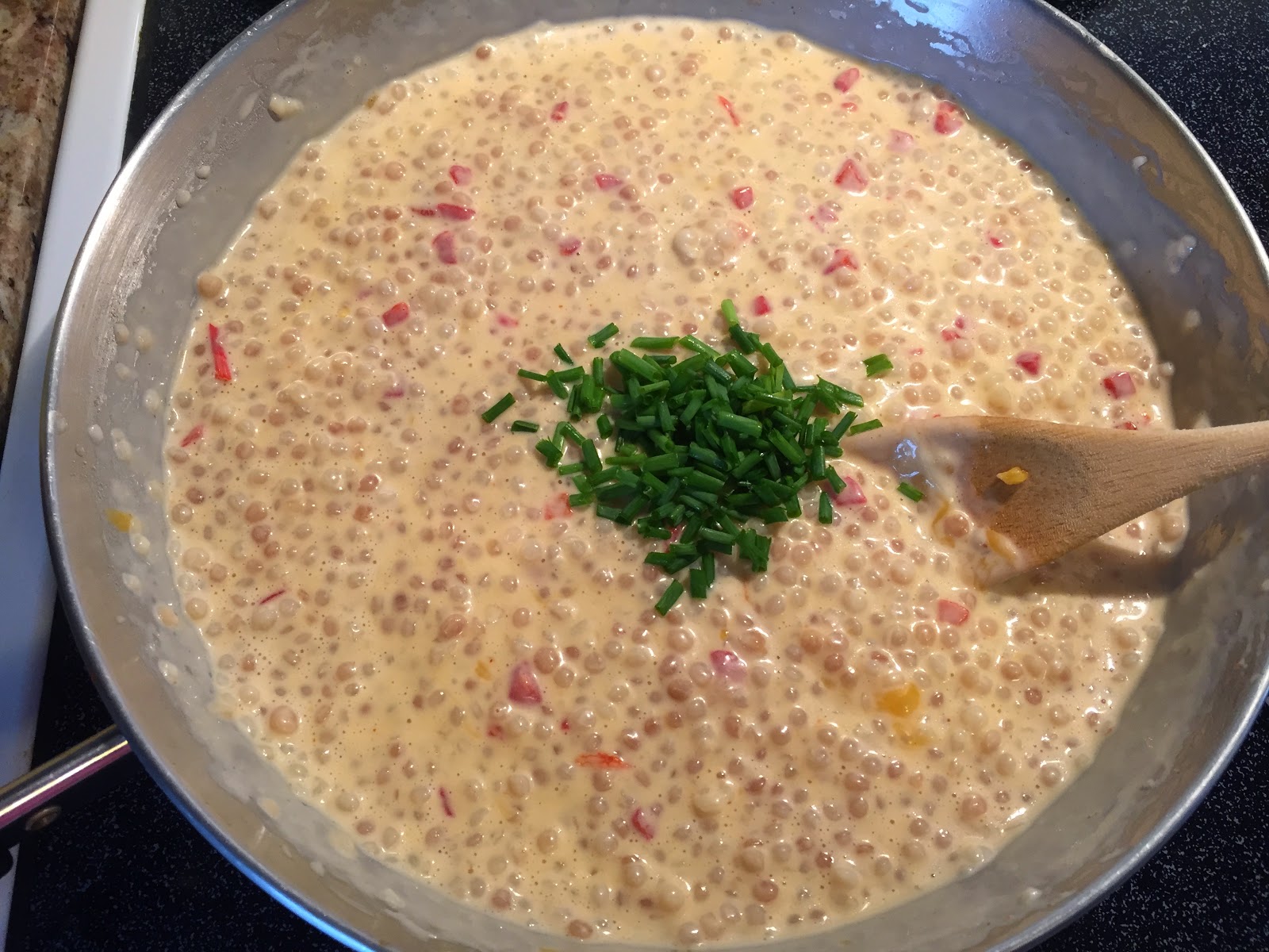 Cupcakes & Crabcakes Israeli Couscous Mac & Cheese