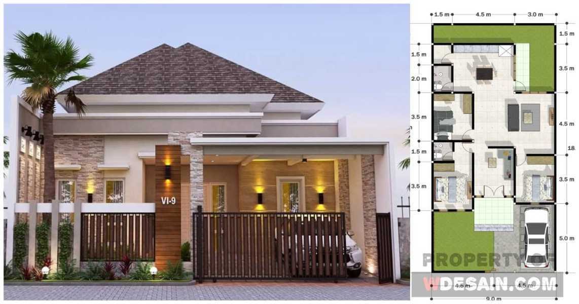 rumah 9x12 meter