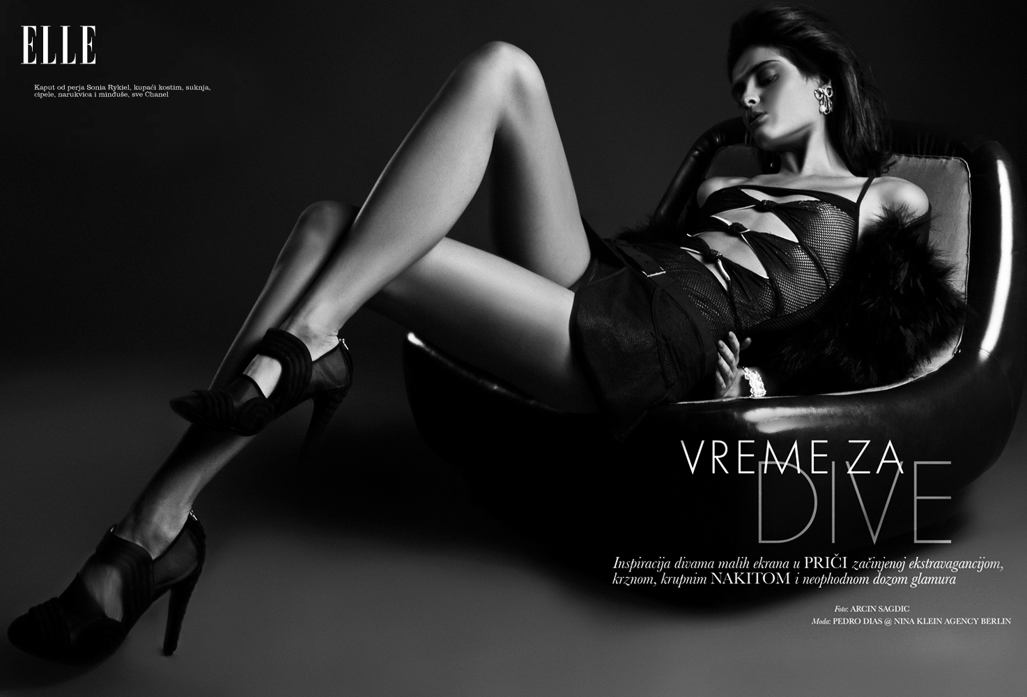 Place Models News Anouk Hagemeijer By Arcin Sagdic For Elle Serbia