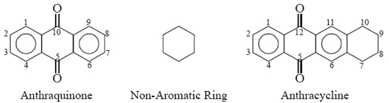 Anthraquinone Non-Aromatic Ring Anthracycline